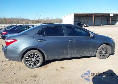 2015 Toyota Corolla S Plus from USA, damaged, VIN 2T1BURHEXFC290683